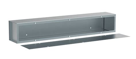 electrical box gutter|10 x 24 electrical trough.